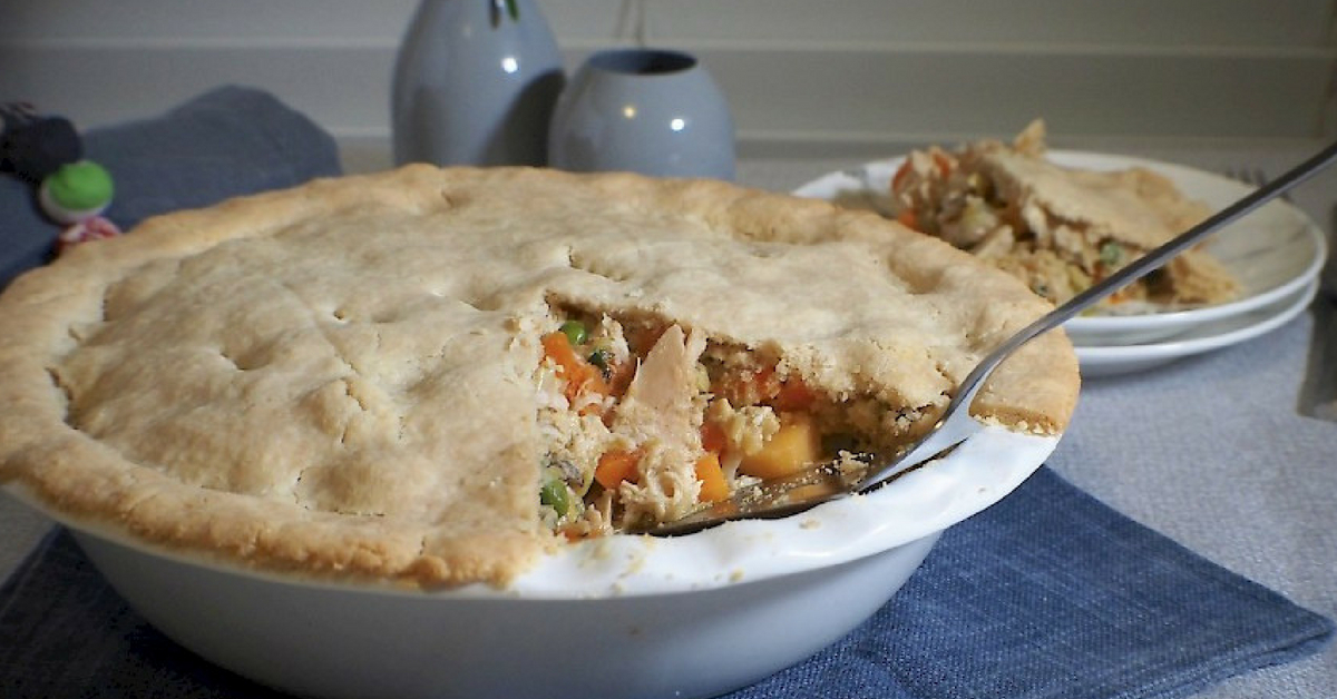 chicken and vegetable pie
