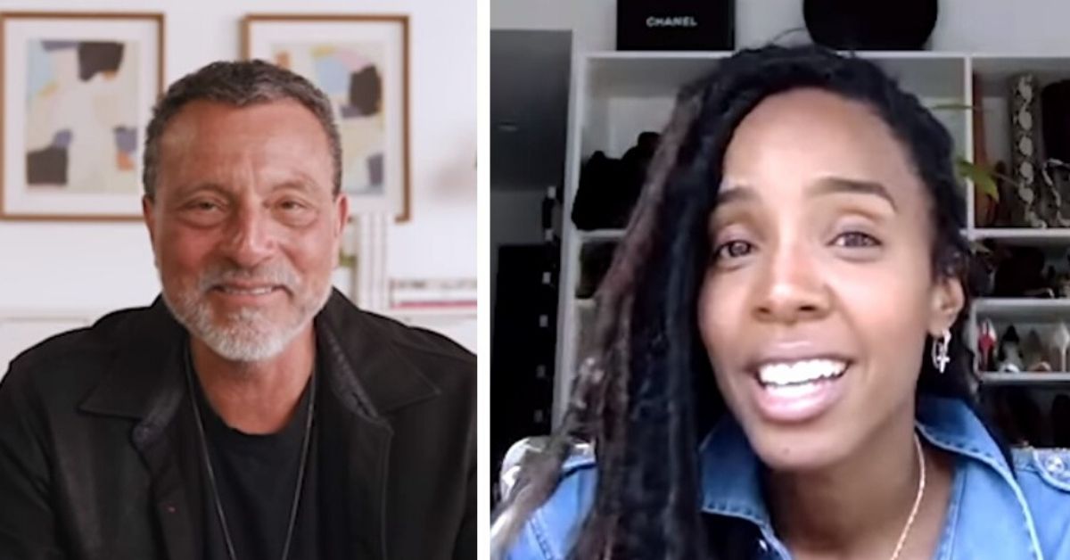 screenshot of erwin mcmanus and kelly rowland on a video call