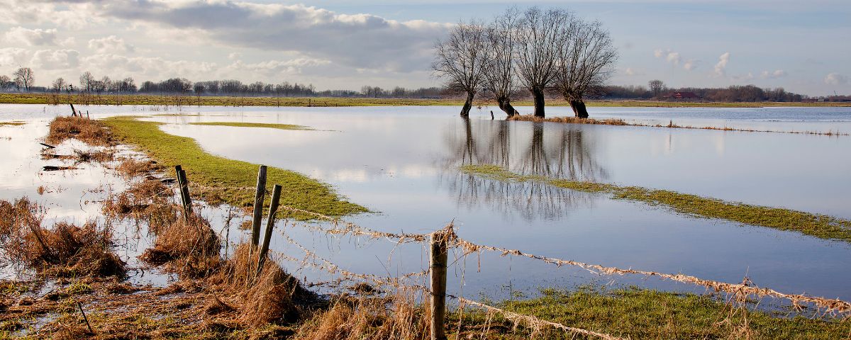 Flooding-in-Australia-on-rural-farming-property